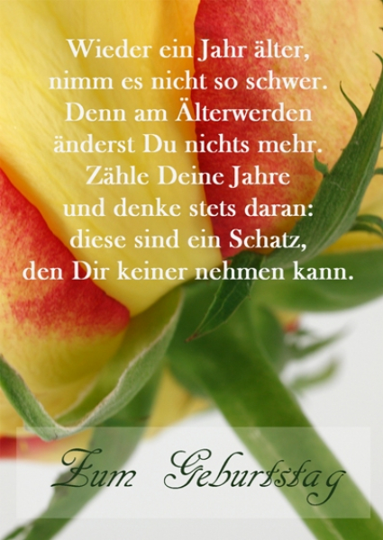 Wieder 1 Jahr älter